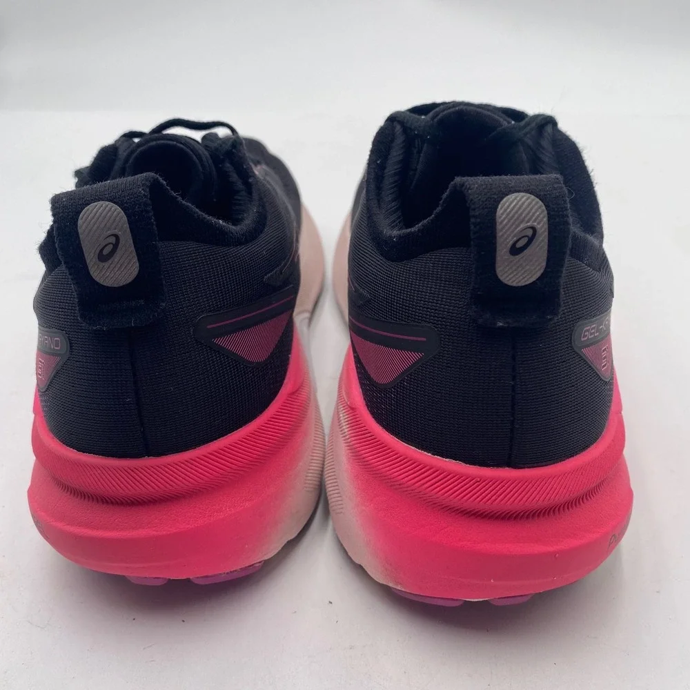 ASICS GEL-KAYANO 31 Running Shoes Womens 6 Black Pink Stability 1012B670 Sneaker